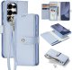 Etui skórzane Dux Ducis Lawa na Samsung Galaxy S25 Ultra z odłączanym portfelem magnetycznym - niebieskie 2