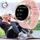 SMARTWATCH z GPS RNCF37 zegarek damski Rubicon + biały pasek R92-2 4