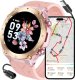 SMARTWATCH z GPS RNCF37 zegarek damski Rubicon + biały pasek R92-2 8