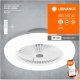 Smart LED light with fan LEDVANCE SMART WIFI, 74W, 3000-6500K, 3050lm, with remote control 7