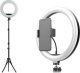 RoGer XT Tripod with phone holder and LED lamp 10" 1.6m 1