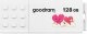 Pendrive GoodRam USB flash disk, USB 2.0, 128GB, UME2, white, UME2-1280W0R11-V, USB A, with cover 1