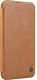 ML Etui Nillkin Qin Prop Leather iPhone 16 (brązowy) 1