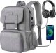 ML Plecak na laptopa / Torba na lunch 15.6'' Matein 1161 Szary USB 2