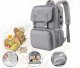 ML Plecak na laptopa / Torba na lunch 15.6'' Matein 1161 Szary USB 5