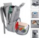 ML Plecak na laptopa / Torba na lunch 15.6'' Matein 1161 Szary USB 6