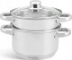 GARNEK do Gotowania Na PARZE Parę Parowar 3el 5L 24cm INDUKCJA Gaz 9243 2