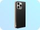 Etui z Klapką do Apple iPhone 16 Pro (Skórzane, Zamykane, Czarne, Kabura) 5