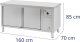 Szafa grzewcza podgrzewacz do talerzy 30-80 C 160 x 70 x 85 cm 2.4kW Szafa grzewcza podgrzewacz do talerzy 30-80 C 160 x 70 x 85 cm 2.4kW 7
