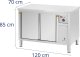 Szafa grzewcza podgrzewacz do talerzy 30-80 C 120 x 70 x 85 cm 2.4kW Szafa grzewcza podgrzewacz do talerzy 30-80 C 120 x 70 x 85 cm 2.4kW 6