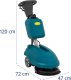Szorowarka akumulatorowa do czyszczenia podłóg 35 cm 15 l 160 obr./min Szorowarka akumulatorowa do czyszczenia podłóg 35 cm 15 l 160 obr./min 9