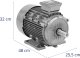 Silnik elektryczny asynchroniczny trójfazowy 2950 obr./min 230/400 V 5.5 kW Silnik elektryczny asynchroniczny trójfazowy 2950 obr./min 230/400 V 5.5 kW 6