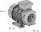 Silnik elektryczny asynchroniczny trójfazowy 2870 obr./min 230/400 V 1.1 kW Silnik elektryczny asynchroniczny trójfazowy 2870 obr./min 230/400 V 1.1 kW 5