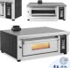 Piec do pizzy elektryczny z szamotem na 4 pizze śr. 33 cm 230 V 4200 W Piec do pizzy elektryczny z szamotem na 4 pizze śr. 33 cm 230 V 4200 W 1