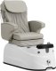 Fotel podologiczny do pedicure z funkcją masażu brodzikiem - beżowy Fotel podologiczny do pedicure z funkcją masażu brodzikiem - beżowy 2