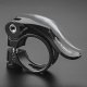 Obejma rowerowa zacisk do sztycy 27.2 i 28.6 mm pod siodełko z szybkozamykaczem - czarna Obejma rowerowa zacisk do sztycy 27.2 i 28.6 mm pod siodełko z szybkozamykaczem - czarna 5