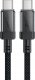 Kabel przewód USB-C z nylonowym oplotem PD 60W 480Mb/s - czarny Kabel przewód USB-C z nylonowym oplotem PD 60W 480Mb/s - czarny 11