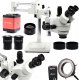 Mikroskop Trinokularowy Stereoskopowy 10HW Kamera FULL HD Soczewka Zestaw 1
