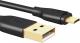 Kabel USB Aukey USB-A - microUSB 1 m Czarny (CB-MD1 Black) 1