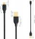 Kabel USB Aukey USB-A - microUSB 1 m Czarny (CB-MD1 Black) 4