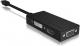 Adapter AV Icy Box DisplayPort Mini - HDMI - D-Sub (VGA) - DVI-I czarny (IB-AC1032) 4