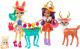 Enchantimals ENCHANTIMALS Wielopak Lalki + Zwierzątka (FDG01) 1