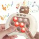 Gra Pop It elektorniczna beżowa miś 3 lata+ 1