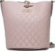 Guess, Amara Bucket, Synthetic Leather, Textile Bag, Powder Pink, HWXG8493010, For Women, 18/23 x 20 x 14 / 14/18 x 18 x 7 cm For Women 1