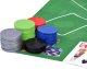 Zestaw Gra karciana 2w1 Poker i BlackJack Żetony + karty + plansza GR0706 9