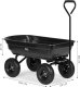 Wózek transportowy ogrodowy taczka wywrotka 75L 200 kg duże pompowane koła MultiGarden 7