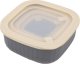 Pojemniki kwadratowe lunchbox MG Home Misto zestaw 4 sztuk hermetyczne 2500/1500/960/520 ml szare 3