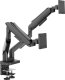 LC-Power LC-EQ-A34B-D uchwyt / stojak do monitorów 86,4 cm (34") Biurko Czarny 2