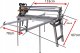 PRZECINARKA STOŁOWA TARCZOWA DO PŁYTEK GRESU 2300W AUTOMATYCZNA 1200MM 2