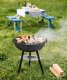 GRILL WĘGLOWY OGRODOWY TURYSTYCZNY SKŁADANY PRZENOŚNY CAMPING 7