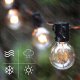 GIRLANDA ŚWIETLNA SOLARNA 20LED 5 METRÓW LAMPA CZUJNIK ZMIERZCHU 2