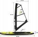 ZESTAW - DESKA SUP 150KG DMUCHANA SURF 305x76x15CM Z ŻAGLEM 2