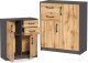 Meble-Bestseller Komoda K020 Grafit-Wotan 85x74x35 cm 1