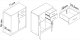 Meble-Bestseller Komoda K020 Grafit-Wotan 85x74x35 cm 1