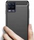 Etui do Realme 8 / 8 Pro (Czarne, Karbon, Pancerne, Pokrowiec)   Szkło 9H 2