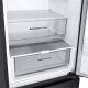 LG Refrigerator | GBV3100EEP | Energy efficiency class E | Free standing | Combi | Height 186 cm | No Frost system | Fridge net capacity 234 L | Freezer net capacity 110 L | Display | 35 dB | Dark Graphite 12