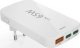 Ładowarka Hama ładowarka składana GAN 65W, 2X USB-C, 1X USB-A, biała 2