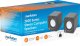 MANHATTAN Lautsprecher f�r PC und Laptop 2600 Series zwei verbundene Lautsprecher 1,4 m USB-Kabel USB-C/USB-A-Adapter schwarz/silber 9