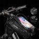 Sakwa rowerowa na ramę pancerna z kieszonką na telefon nawigację 1.7l - czarna ROCKBROS 2
