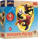 Trefl Puzzle drewniane Spider-Man gotowy w akcji 50 elementów (20280) 1