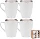 Kubki ceramiczne białe 400 ml 4 szt. 1