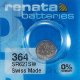 Baterija - Renata 364 (sr621sw) Baterijos 10 vnt. 3