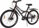 ROWER GÓRSKI MTB 24" DLA CHŁOPCA DZIEWCZYNKI SHIMANO 135-155 CM CZARNY 1