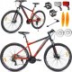 ROWER GÓRSKI MTB 29 SHIMANO 24 BIEGI 2xTarcze RAMA 21" KOŁA 29" 180-195cm 10