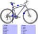 ROWER GÓRSKI MTB 29 SHIMANO 24 BIEGI 2xTarcze RAMA 21" KOŁA 29" 180-195cm 11