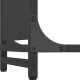 vidaXL Stojak na drewno opałowe czarny 60x28x90 cm 7